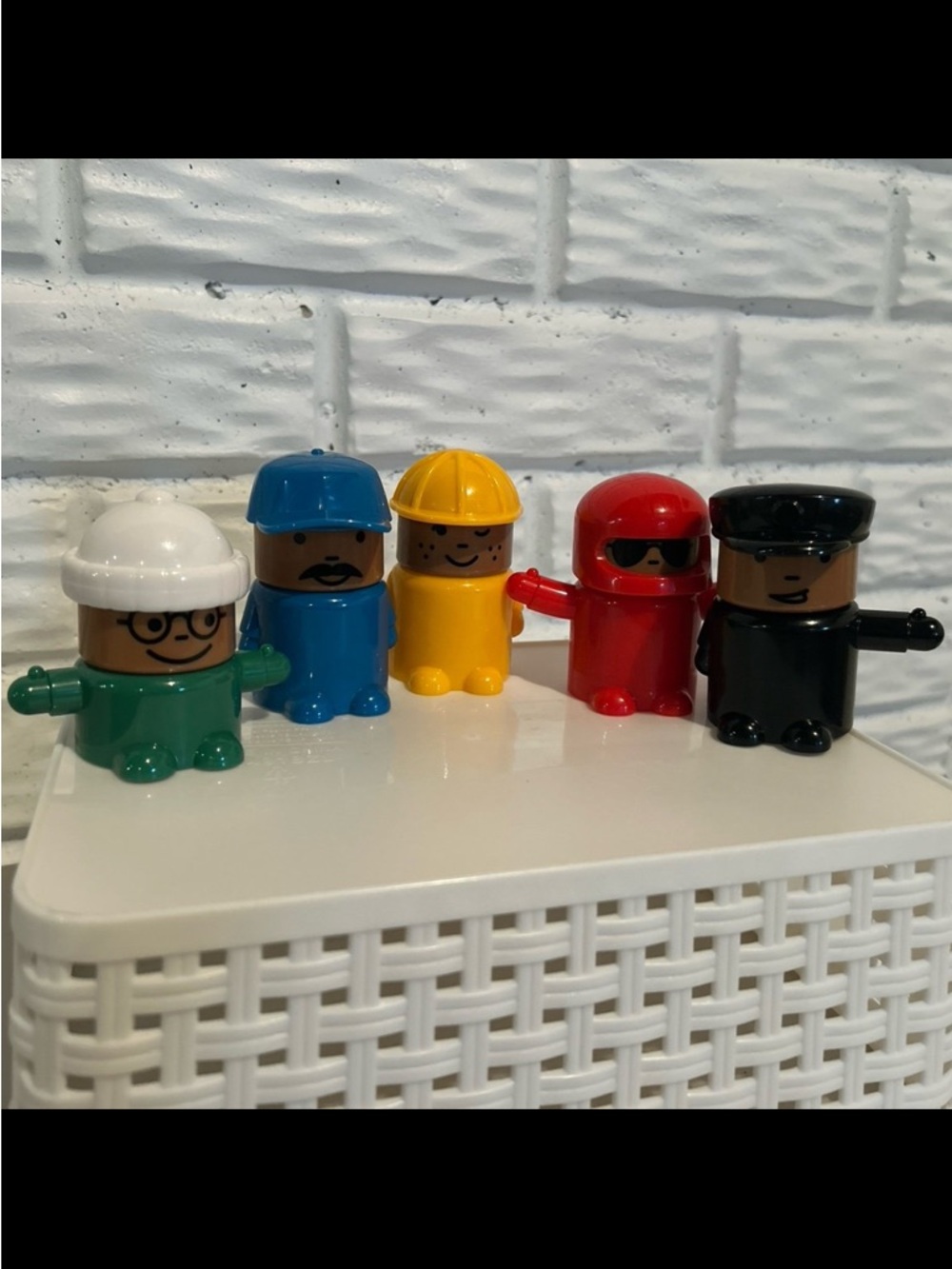Ikea Lillabo Figures Occupations Plastic Toy Interchangeable Parts 15 Pieces